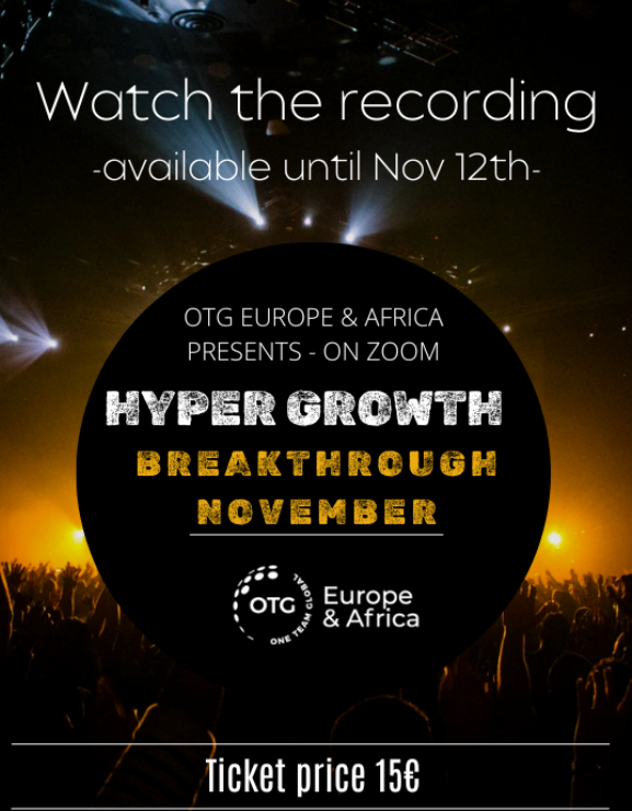 HYPER GROWTH BREAKTHROUGH EVENT